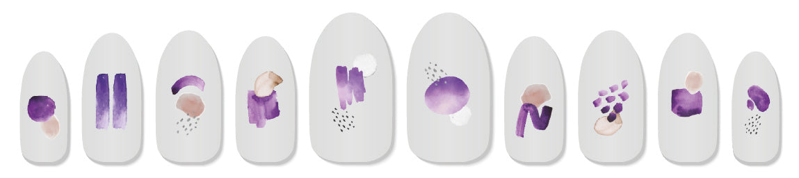 Purple watercolor - 139